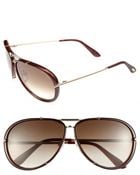 Tom Ford Cyrille 63mm Aviator Sunglasses - Lyst