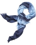 Tory Burch Dip Dye Logo Jacquard Scarf - Lyst