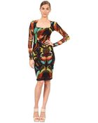 Jean Paul Gaultier Butterfly Long Sleeve Panel Dress - Lyst