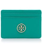 Tory Burch Robinson Slim Card Case - Lyst