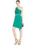 BCBGMAXAZRIA Somara Draped One Shoulder Dress - Lyst