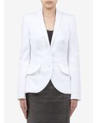 McQ by Alexander McQueen Cotton Twill Blazer - Lyst