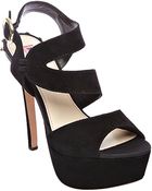 Betsey Johnson Endall Suede Highheel Sandals - Lyst