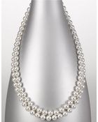 Majorica 8mm Endless Round Pearl Necklace - Lyst