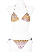 Missoni Mare Reversible Knit String Bikini - Lyst