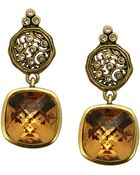 T Tahari Hanging Crystal Drop Earrings - Lyst