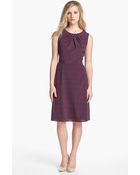Tory Burch Maxine Stretch Silk Aline Dress - Lyst