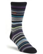 Calvin Klein Striped Barcode Sock - Lyst