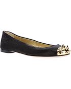 Giuseppe Zanotti Studded Toe Cap Ballet Flat - Lyst