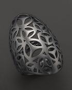 Di Modolo Black Rhodium Open Weave Full Finger Ring - Lyst