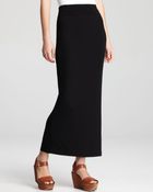 Eileen Fisher Foldover Maxi Straight Skirt - Lyst