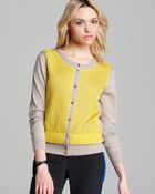 Marc By Marc Jacobs Angela Color Block Cardigan Sweater - Lyst