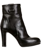 Alberto Fermani 100mm Zipped Nappa Leather Boots - Lyst