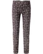 Etoile Isabel Marant Iceo Floral Midrise Skinny Corduroy Jeans - Lyst