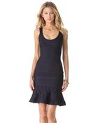 Hervé Léger Katie Scoop Neck Tank - Lyst