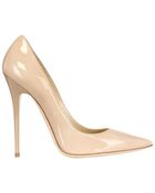 Jimmy Choo 120mm Anouk Patent Pointed Pumps - Lyst