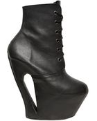 KTZ 160mm Leather Lace Up Platform Boots - Lyst