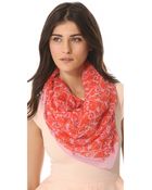 Marc By Marc Jacobs Woven Tootsie Flower Scarf - Lyst