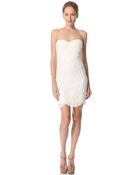 Reem Acra Lace Me Up Mini Dress - Lyst