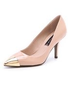Steven By Steve Madden Fearles Cap Toe Pumps - Lyst