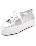 Superga Platform Net Sneakers - Lyst