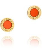 Tory Burch Cole Enamel Stud Earrings - Lyst