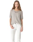 Vince Metallic Sweater - Lyst
