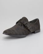 Alexander Wang Ruby Monk Shoe Calf Hair - Lyst