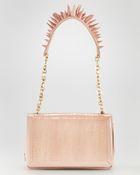 Christian Louboutin Artemis Spike-strap Snake-skin Bag - Lyst