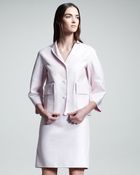 Jil Sander Gabardine Skirt - Lyst