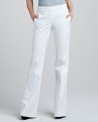 Theory Juliena Tailored Pants White - Lyst