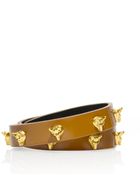 Tory Burch Fox Stud Double Wrap Bracelet - Lyst