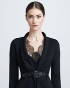 Donna Karan New York Handbraided Leather Belt Black - Lyst