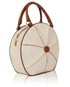 Flaska Laverne Alicia Cream Tote Bag - Lyst