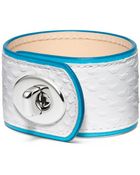 Coach Medium Leather Turnlock Cuff - Lyst