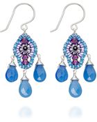 Last Chance To Buy Blue Quartz Chandelier Earrings - Lyst