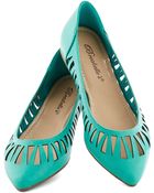 ModCloth Set Til Sunset Flat - Lyst
