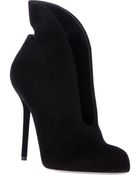 Sergio Rossi Cut Out Detail Bootie - Lyst