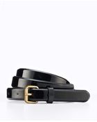 Ann Taylor Perfect Patent Skinny Belt - Lyst