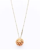 Ann Taylor Cabochon Pendant Necklace - Lyst