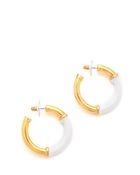 Kenneth Jay Lane Small Hoop Earrings - Lyst