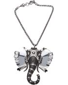 Lanvin Embellished Elephant Choker - Lyst