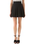 T By Alexander Wang Neoprene Box Pleat Skirt - Lyst
