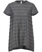 Brunello Cucinelli Wool Embellished A-Line Tunic Top - Lyst