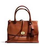 Coach Legacy Large Harper Satchel in Leather - Lyst
