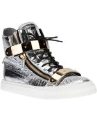 Giuseppe Zanotti London Stang Hitop Sneaker - Lyst