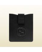 Gucci Soho Black Leather Ipad Case - Lyst