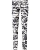 Etoile Isabel Marant Tiger-Print Mid-Rise Skinny Corduroy Jeans - Lyst