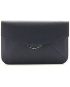 Fendi Leather Envelope Clutch - Lyst