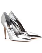 Gianvito Rossi Metallic Leather Pumps - Lyst